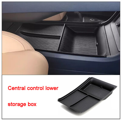 Pentru VOYAH Free 2024 ABS cu control central cotieră cutie de depozitare telefon mobil încărcare fără fir covoraș din silicon modificare interioară