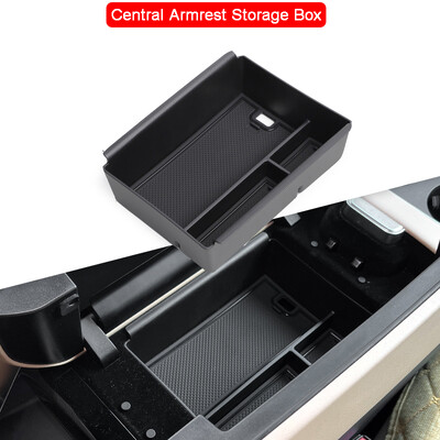 Pentru VOYAH Free 2024 ABS cu control central cotieră cutie de depozitare telefon mobil încărcare fără fir covoraș din silicon modificare interioară