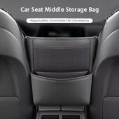 Geantă de depozitare pentru scaunul de mașină, din piele PU, cotiera pentru mașină, organizator agățat, suport multifuncțional pentru geanta de mână, buzunar pentru plasă, depozitare țesături