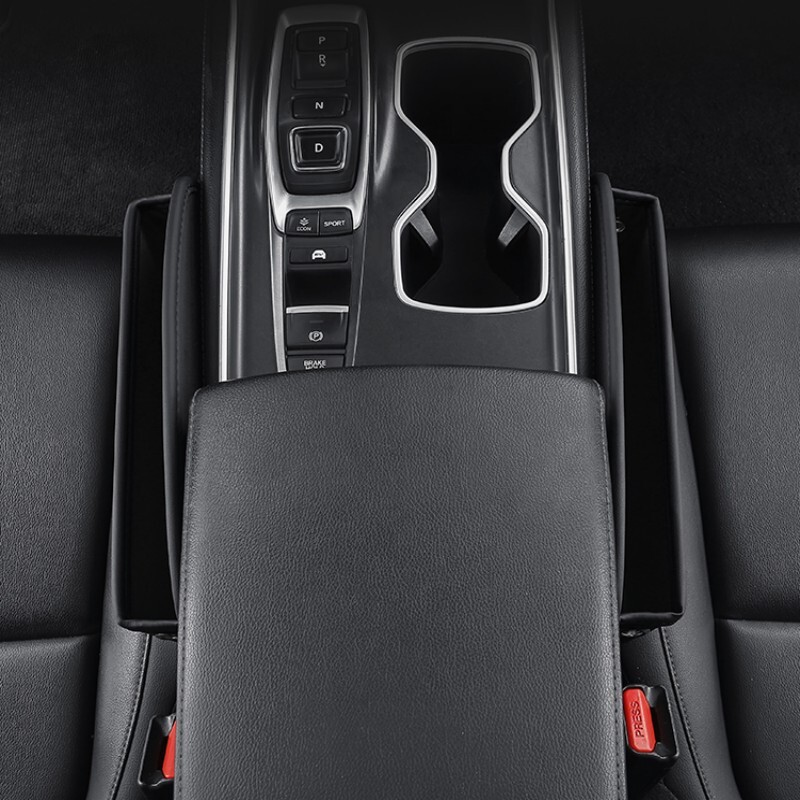 Autó első sorban ülés rés tároló doboz zseb tároló vízpohár távirányító kulcs telefontartó Szervező belső kiegészítők