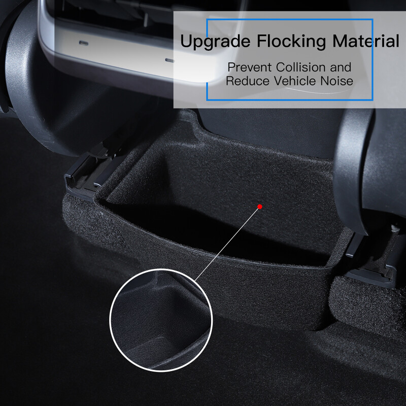 YZ pentru Tesla Model 3 2021 Model Y 2022, cutie de depozitare pentru consola centrală spate, tavă organizatoare, accesorii pentru mașină