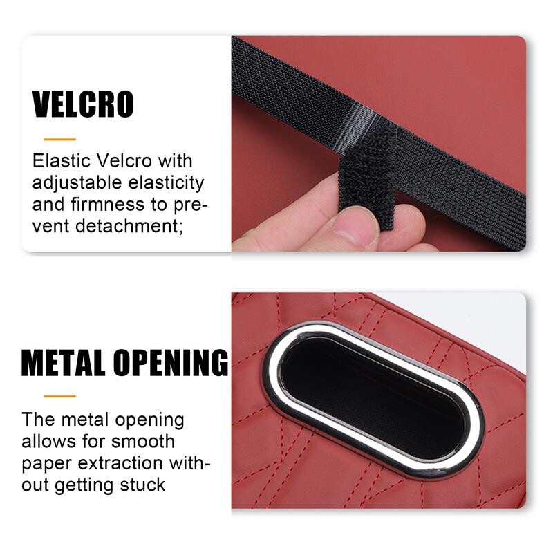 Automobilio porankio pagalvėlė su audinių dėžute ir 2 saugojimo maišeliais, auto centrinės konsolės porankių aukščio pagalvėlės, atminties putplasčio amrest pagalvės užvalkalas