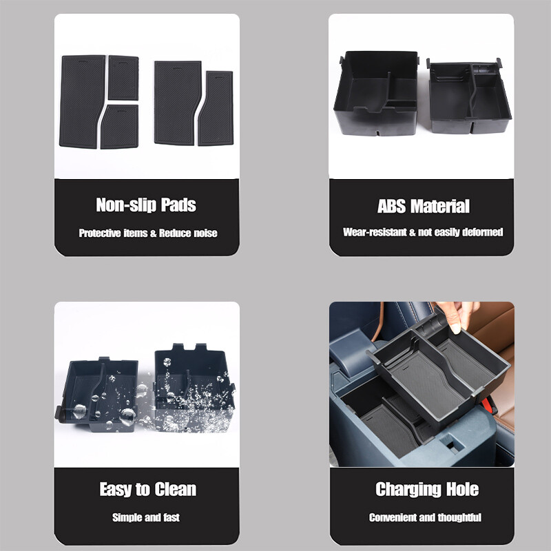 Ford Maverick 2022-2024 középkonzol rendszerező konzoltálcák betét kesztyű raklaprendező kettős rétegű tartozékok
