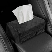 Car Tissue Box Δερμάτινη θήκη χαρτιού υγείας Πίσω κάθισμα Tissue Box Θήκη χαρτοπετσέτας Organizer δοχείο Θήκη Auto Interior Storage