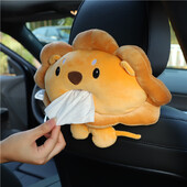 Karikatūra auto salvetes sūknēšanas radošs auto daudzfunkcionāls pakarināms papīra sūknēšanas kaste cute auto salona piederumi