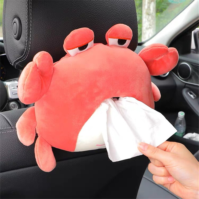 Karikatūra auto salvetes sūknēšanas radošs auto daudzfunkcionāls pakarināms papīra sūknēšanas kaste cute auto salona piederumi