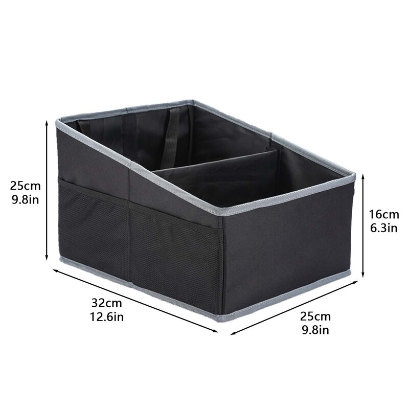 Organizator scaun auto - Organizator scaun pasager, depozitare mașină pliabilă cu compartimente despărțitoare, pentru scaunul din față sau din spate