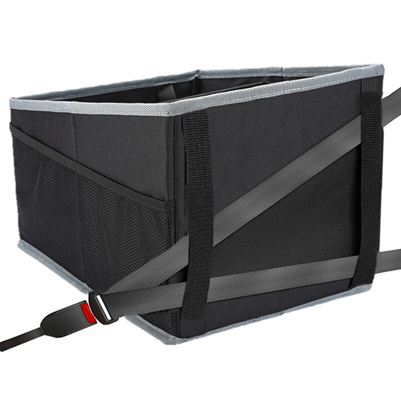 Organizator scaun auto - Organizator scaun pasager, depozitare mașină pliabilă cu compartimente despărțitoare, pentru scaunul din față sau din spate