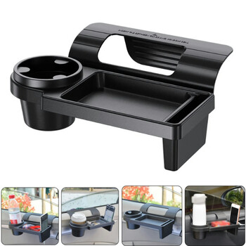 Car Organizer Box Πολυλειτουργικό κρεμαστό ράφι αποθήκευσης με ποτηροθήκη Ποτοθήκη Πλαϊνή πόρτα παραθύρου υποδοχή τηλεφώνου για εσωτερικό αυτοκίνητο