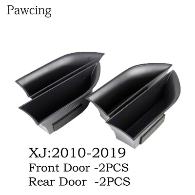 2 buc. mâner ușă din față cutie de depozitare organizator suport container pentru Jaguar XJ XE F-PACE XF 2009-2015 Accesorii interioare auto