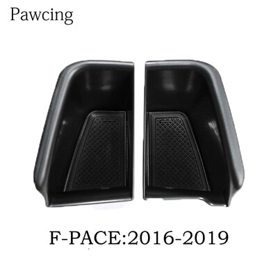 2 buc. mâner ușă din față cutie de depozitare organizator suport container pentru Jaguar XJ XE F-PACE XF 2009-2015 Accesorii interioare auto