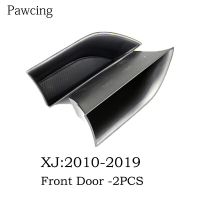 2 buc. mâner ușă din față cutie de depozitare organizator suport container pentru Jaguar XJ XE F-PACE XF 2009-2015 Accesorii interioare auto