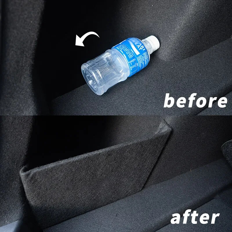 Pentru Tesla Model 3 Y Deflectoare Portbagaj Tail Box Partiții Separate De Depozitare Placă Deflectoare laterale portbagaj Organizator mașină Portbagajul Negru 2017-24