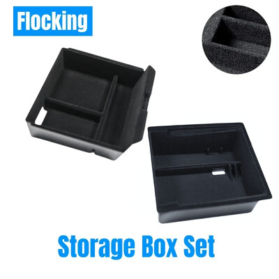 2 buc pentru Noul Tesla Model 3 2024 Highland Consola Cotieră Organizator de depozitare Cutie de depozitare interioară Organizator Accesoriu interior