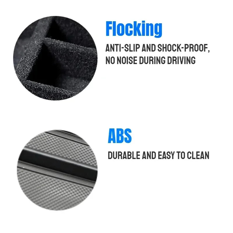 2 buc pentru Noul Tesla Model 3 2024 Highland Consola Cotieră Organizator de depozitare Cutie de depozitare interioară Organizator Accesoriu interior