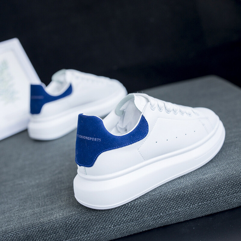 Pantofi albi literari șic Modele de cuplu McQueen 2022 Noua versiune coreeană Pantofi de cuplu de bază Multicolori Disponibili tot anul