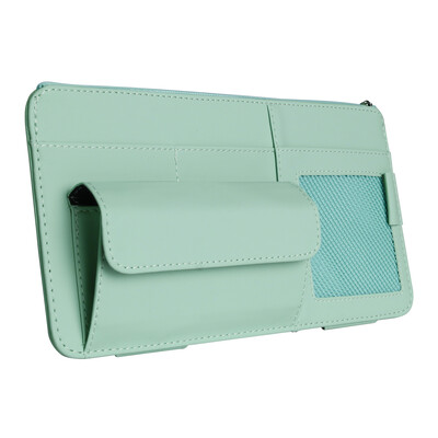 Automobil Štitnik za sunce Organizator Kutija za naočale Suncobran s više džepova Naočale Auto Interijer Dokument Račun Kartica Ulaznica Pribor za pohranu