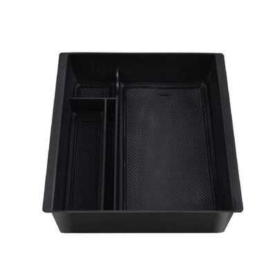 Tesla Model 3 Highland 2024 centra konsoles organizatora paplātes uzglabāšanas kastes piederumiem ar gludu slīdēšanas tehnoloģiju