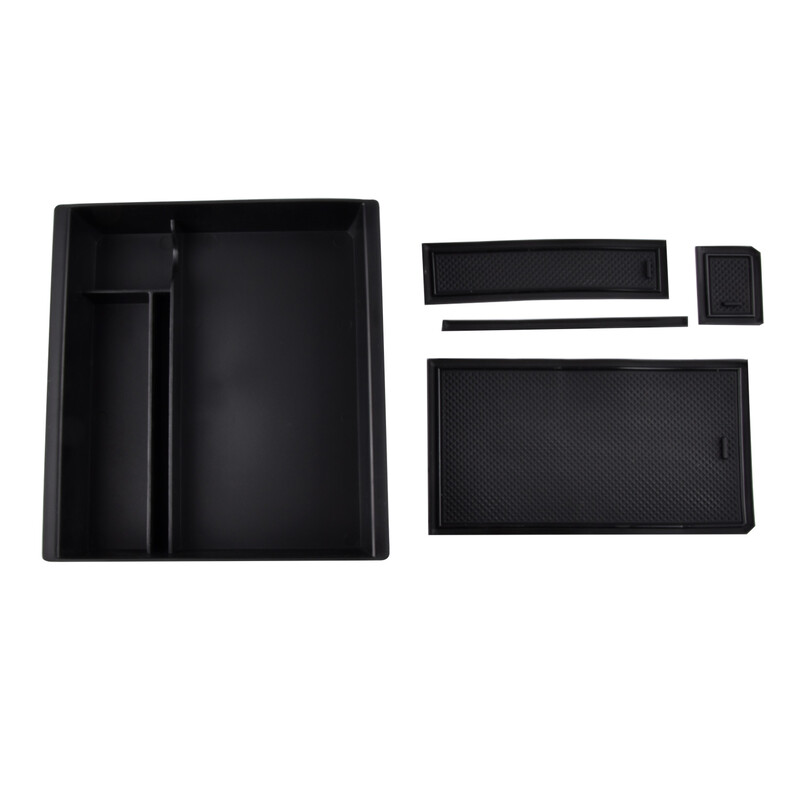 Tesla Model 3 Highland 2024 centra konsoles organizatora paplātes uzglabāšanas kastes piederumiem ar gludu slīdēšanas tehnoloģiju