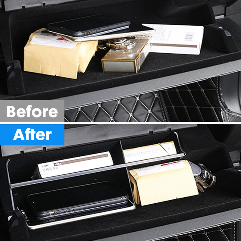 Για Tesla Model 3 Y 2017 2018 2019 2020 2021 Car Central Console Glovebox Glovebox Storage Organizer Παλέτα αποθήκευση Τακτοποίηση