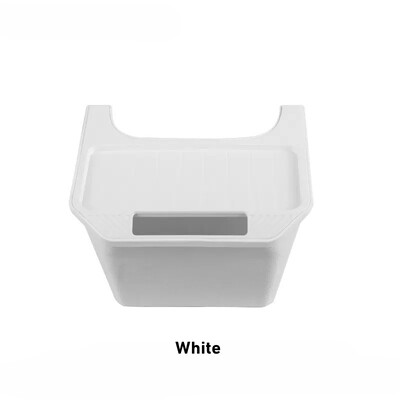 Pentru Tesla Model Y 2021-2023 Cutie de depozitare pentru consola centrală spate Cutie organizatoare TPE cu capac Coș de gunoi sub scaun Accesorii auto