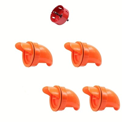 Automatska gravitacijska hranilica za piliće DIY ulaz za hranilicu za perad otporan na kišu Smanjenje prolijevanja Food Farm Piletina, patka Alati za kontrolu hrane