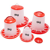 1/3/5/9Kg automatska hranilica za piliće, kanta, uređaj za hranjenje pijetao kokoši, pribor za hranjenje domaćih životinja, perad, prepelica, golubova, 1 kom.