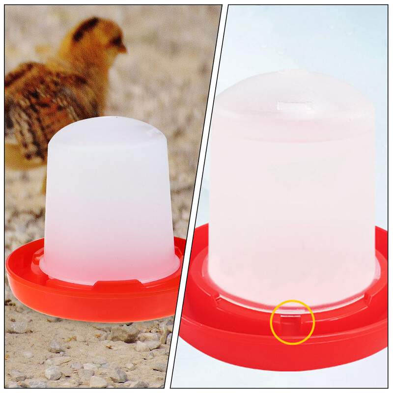 Csirke ivóvödör Vízetető Waterer Coop Tartozékok Baromfi automata fürj itató tartóhoz Kellékek bögre