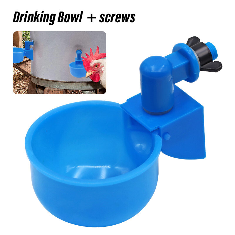 5db csirke vizes tál automata itató csészék cérnatöltő itatós baromfi itatótál csirkéknek fürjmadár ketrec