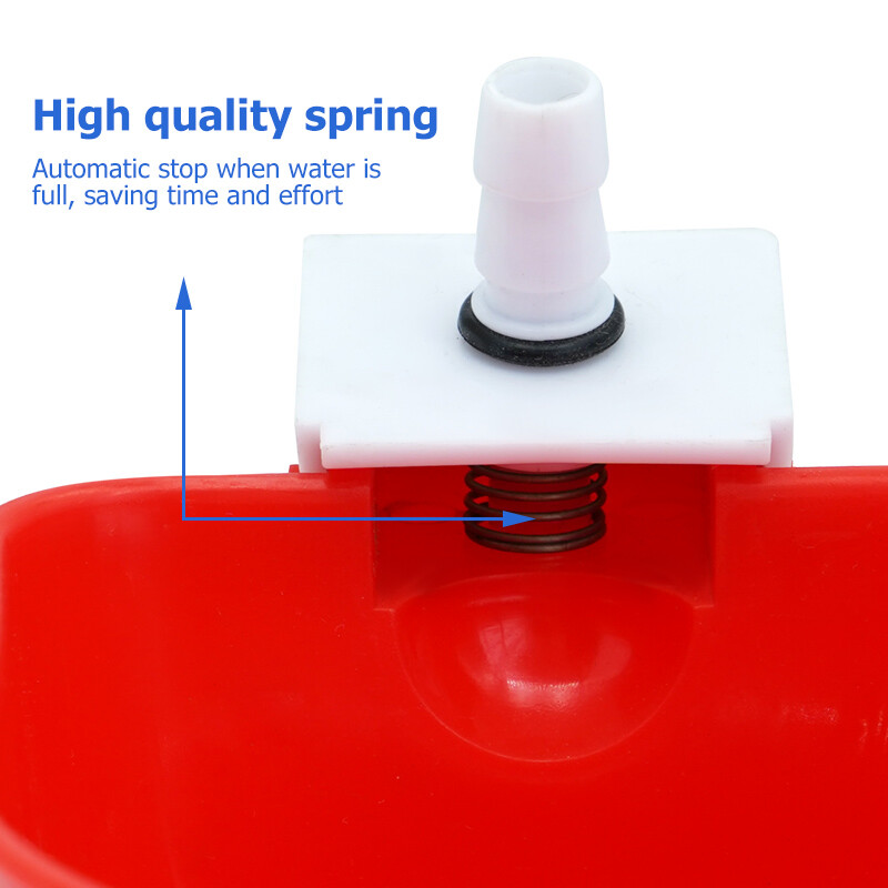 2db csirke itatótál műanyag baromfiitató csészék Automata itató Függesztett hátsó udvarok csibéknek Kacsa liba fürj