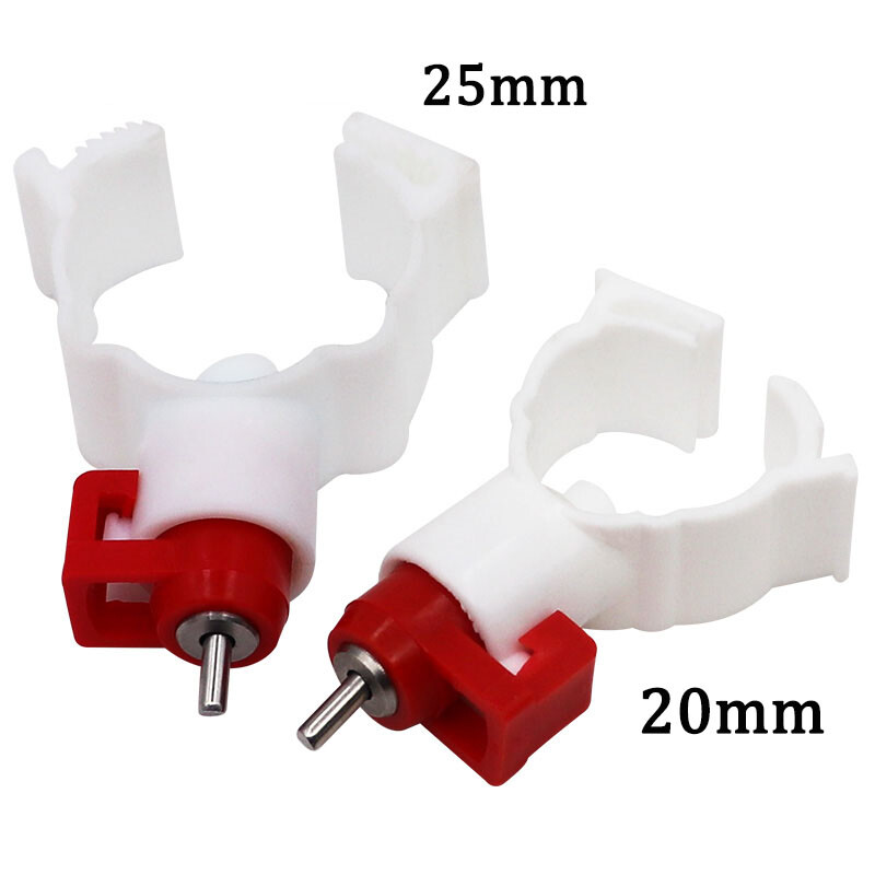 5 készlet csirke itató itató függő golyós mellbimbó csészék 20 mm/25 mm automatikus vizestál baromfi fürj ivó felszerelés