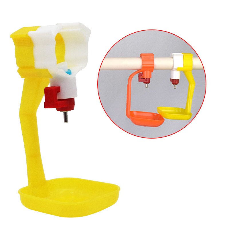 5 készlet csirke itató itató függő golyós mellbimbó csészék 20 mm/25 mm automatikus vizestál baromfi fürj ivó felszerelés