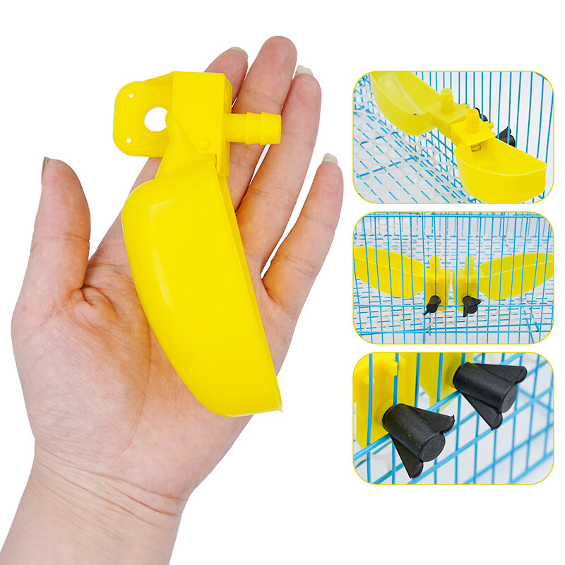 5 kompleta zdjelica za pojilicu za ptice, prepelice, čaše za piće, automatske pojilice za prepelice za 10 mm cijevi, fontane za piće za papige za ptice