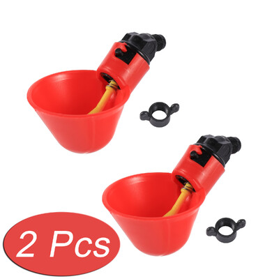 2/4/6 gab. Automātiskās vistu dzirdināšanas trauki Putnu paipalu ūdens barotavas dzērājs vistas ūdens krūzes piemājas fermas mājputniem