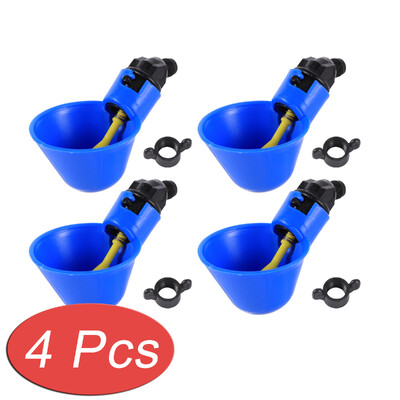 2/4/6 gab. Automātiskās vistu dzirdināšanas trauki Putnu paipalu ūdens barotavas dzērājs vistas ūdens krūzes piemājas fermas mājputniem