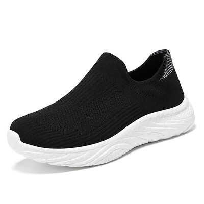 Mīksta zole Viegli čības Sievietēm Modes Sieviešu apavi Elpojošs Slip on Sport Augstākās kvalitātes staigāšana Vīriešu Snesker