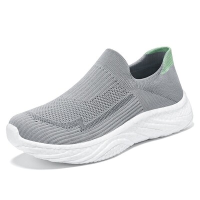 Mīksta zole Viegli čības Sievietēm Modes Sieviešu apavi Elpojošs Slip on Sport Augstākās kvalitātes staigāšana Vīriešu Snesker