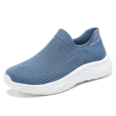 Mīksta zole Viegli čības Sievietēm Modes Sieviešu apavi Elpojošs Slip on Sport Augstākās kvalitātes staigāšana Vīriešu Snesker