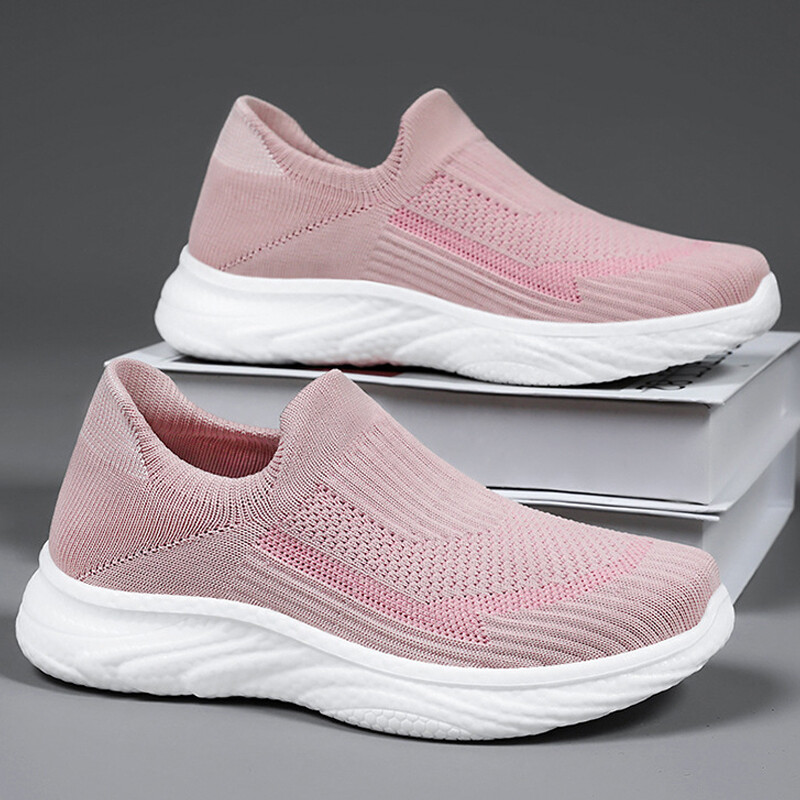 Puha talpú könnyű tornacipő Női Lapos Divatos Női Cipők Légáteresztő Sportcipő Kiváló minőségű gyaloglás Férfi Snesker