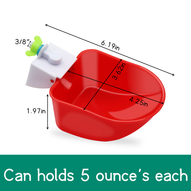 5db libakacsa automata itatótál csirke víz csésze itató tál farm baromfi itató itató tálak vízadagoló