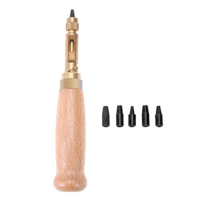 Perforare șurub Burghiu detașabil automat cu vârf de 6 dimensiuni 1,5-4 mm Curele automate Poanson cu șurub Accesorii pentru scule din piele