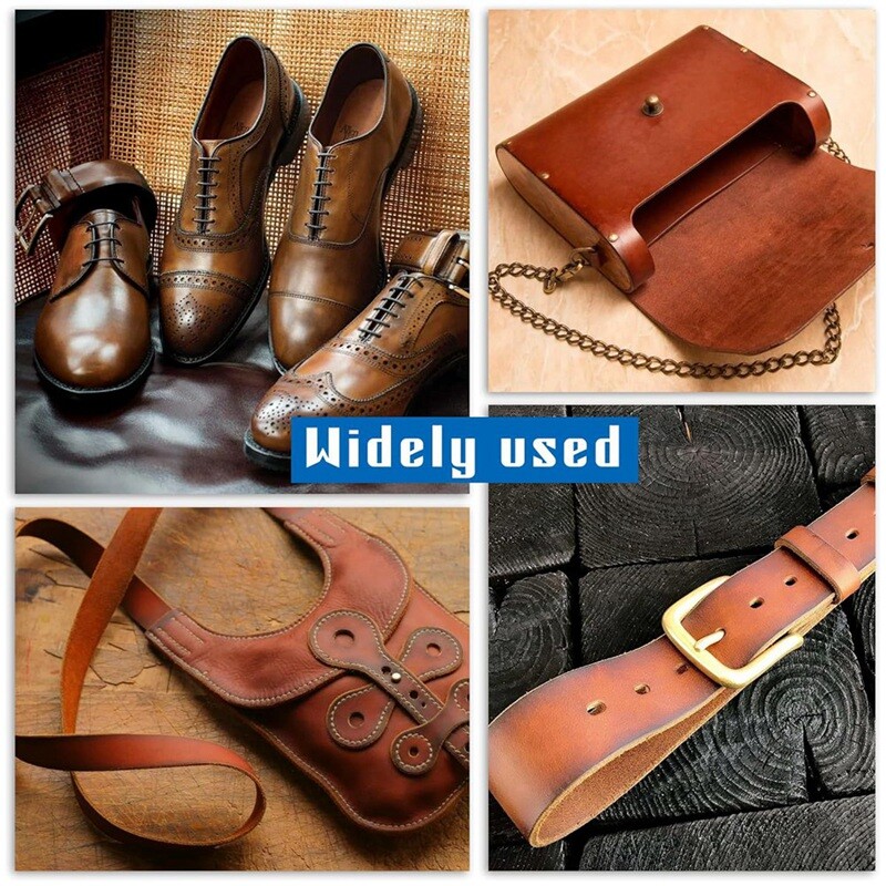 Bőr lyukasztó szerszámkészlet 0,5-5 mm-es óraszíj lyukasztó kerek lyukasztó övekhez, vászon 10 részes