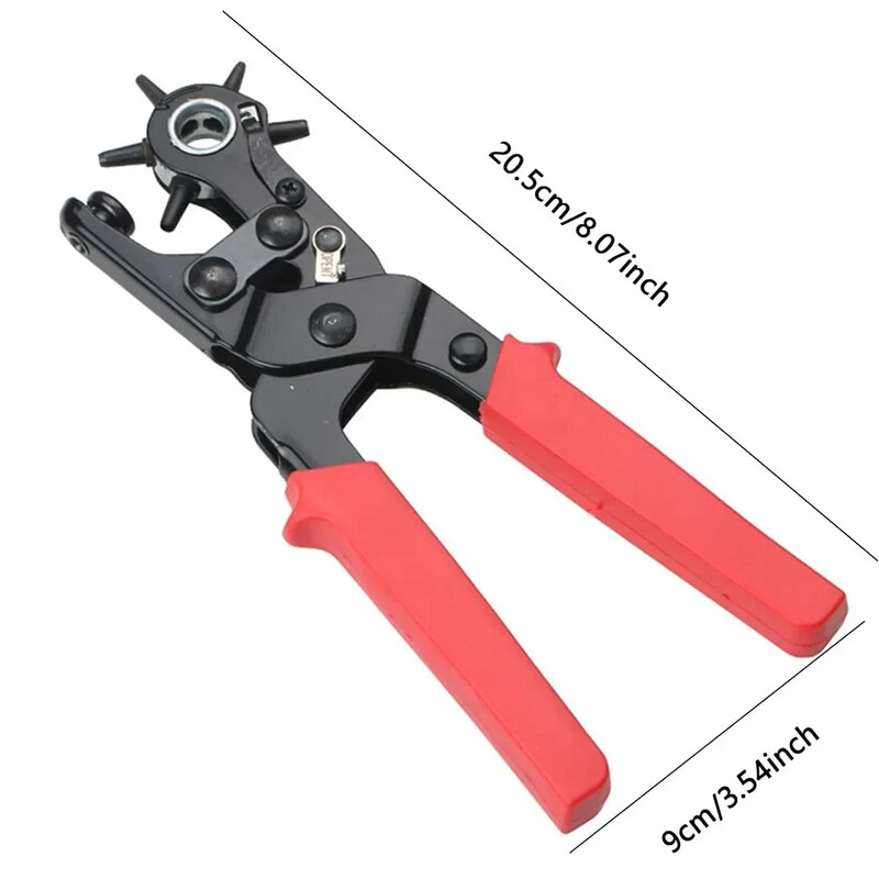 1kom kožni bušilac rupa Kožni alati Višenamjenski alat za bušenje čeličnog remena Bušilac rupa za remen Ručni alat