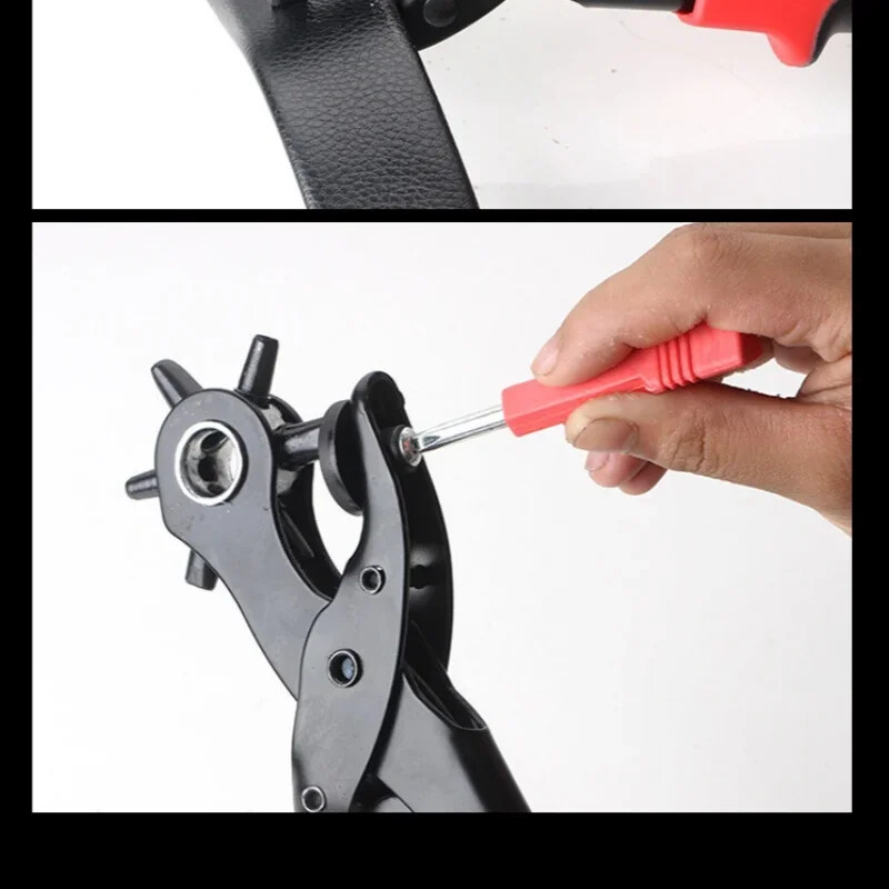 1kom kožni bušilac rupa Kožni alati Višenamjenski alat za bušenje čeličnog remena Bušilac rupa za remen Ručni alat