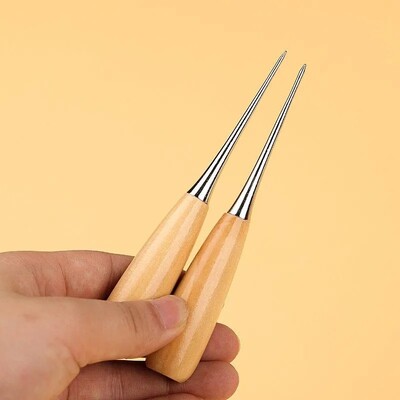 2kom/set Alat za ručno šivanje kože Šilo Alati za bušenje rupa za izradu kože Uradi sam šivanje Maker za bušenje rupa Šivanje preko boda