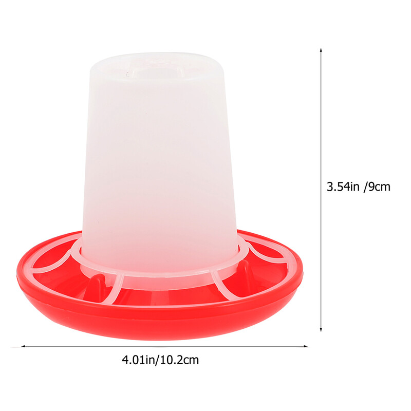 Cāļu mājputnu barošanas trauks Vistas mantu barības dozators Individuāli barotavas