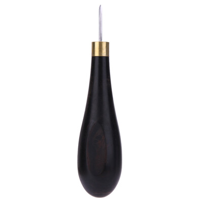 DIY Leather Craft Sandalwood Rhombus Leather Reaming Awl Tool Nahatööriist
