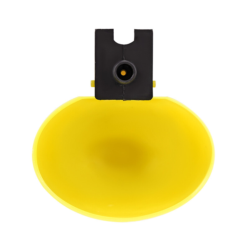 10/20 σετ Yellow Chicken Waterer Animal Feeders Automatic Bird Coop Feed Poultry Pigeon Fowl Drinker Water 9,5mm ποτήρια