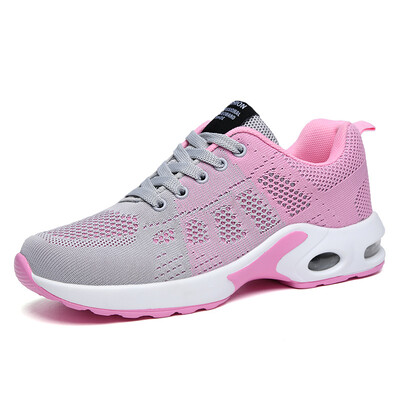 Sporta apavi sievietēm pavasarīgi elpojoši ikdienas sporta apavi Vasaras elpojoši gaisa spilveni skriešanas apavi Zapatillas Mujer