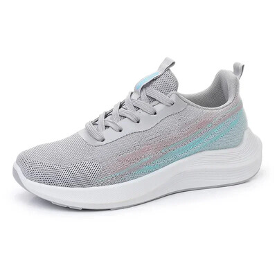 Pantofi de muncă casual sport pentru femei cu talpă groasă Respirabili și rezistenti la uzură Cu talpă moale Pantofi de alergare confortabili pentru femei